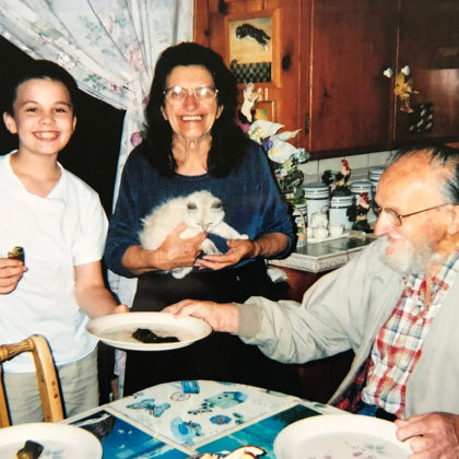 Celebration of Life 20 Andrew with great grandparents
