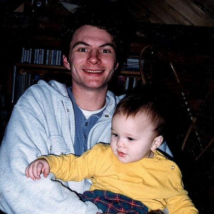 Celebration of Life 13 Jay and Roo young happy dad 1