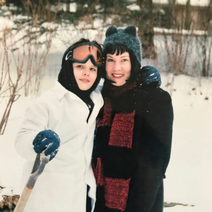 Celebration of Life 18 Val and Andrew in snow