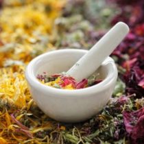 7 Ways to Lighten Your Spirit 2 herbal tea bath blend rose calendula